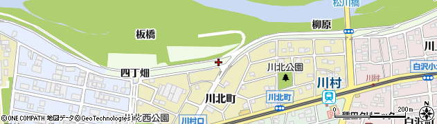 愛知県名古屋市守山区川（板橋）周辺の地図
