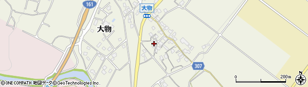 滋賀県大津市大物546周辺の地図