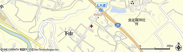 京都府船井郡京丹波町下山上大道周辺の地図