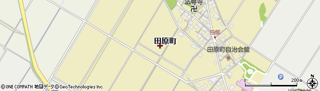 滋賀県彦根市田原町周辺の地図
