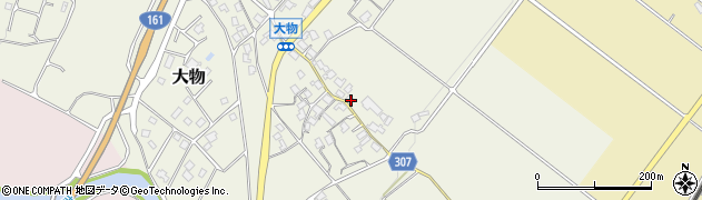 滋賀県大津市大物404周辺の地図