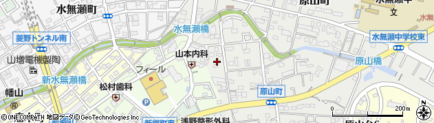 愛知県瀬戸市原山町158周辺の地図