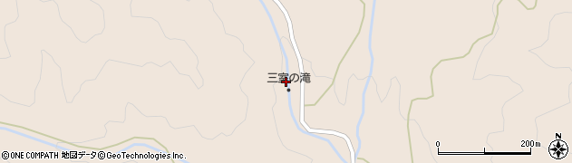 燗鍋滝周辺の地図