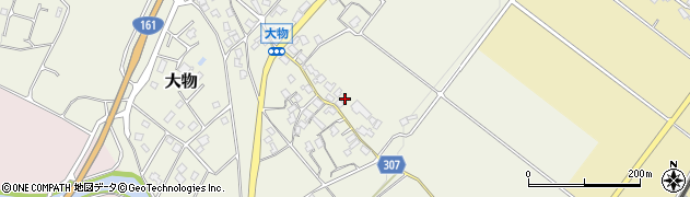 滋賀県大津市大物384周辺の地図
