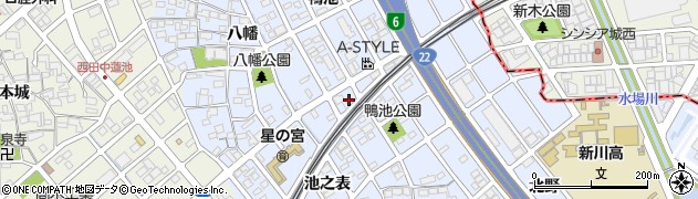 愛知県清須市阿原池之表81周辺の地図