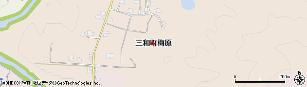 京都府福知山市三和町梅原周辺の地図