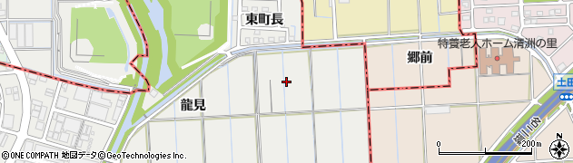 愛知県あま市森中坪周辺の地図