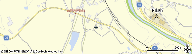 京丹波三和線周辺の地図