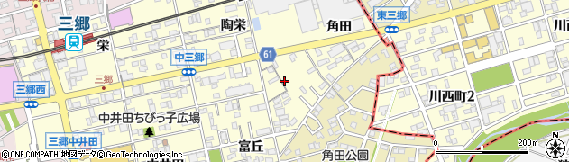 愛知県尾張旭市三郷町陶栄40周辺の地図
