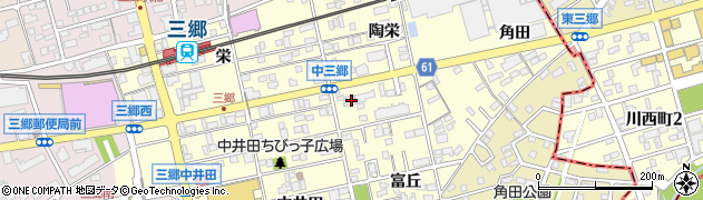 愛知県尾張旭市三郷町陶栄3周辺の地図