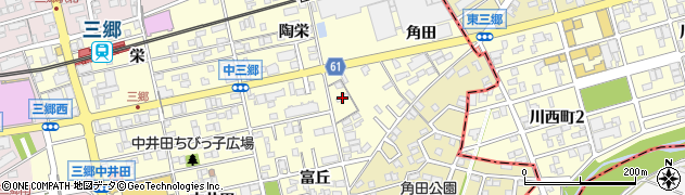 愛知県尾張旭市三郷町陶栄24周辺の地図