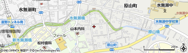 愛知県瀬戸市原山町167周辺の地図