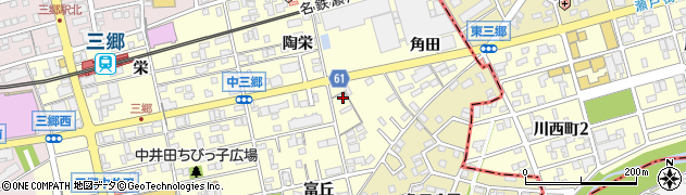 愛知県尾張旭市三郷町陶栄27周辺の地図