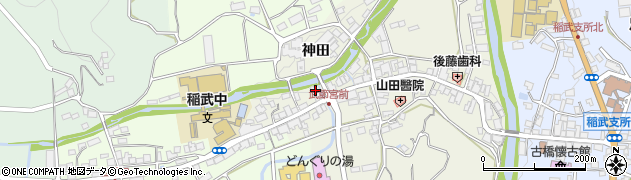 愛知県豊田市武節町（下ハリ原）周辺の地図