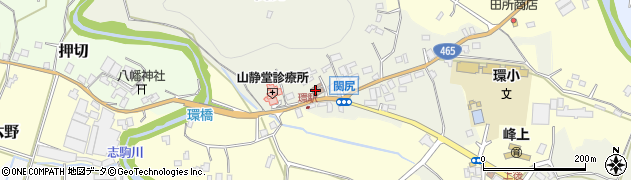関尻郵便局周辺の地図