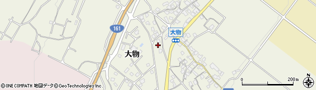 滋賀県大津市大物496周辺の地図