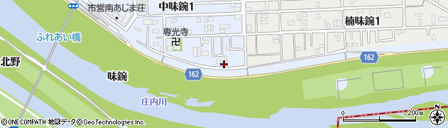 愛知県名古屋市北区中味鋺1丁目961周辺の地図