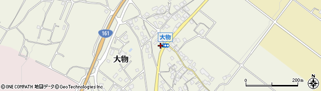 滋賀県大津市大物501周辺の地図