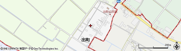 滋賀県彦根市出町86周辺の地図