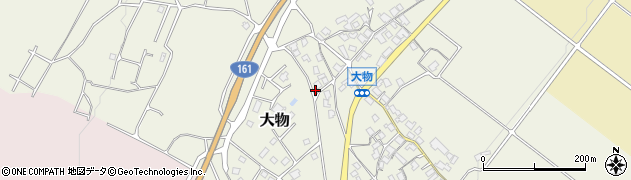 滋賀県大津市大物493周辺の地図