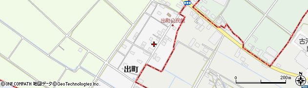 滋賀県彦根市出町28周辺の地図