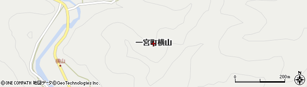 兵庫県宍粟市一宮町横山周辺の地図