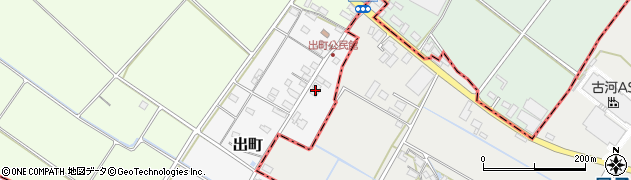 滋賀県彦根市出町10周辺の地図