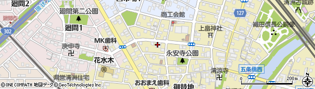 ＪＡ西春日井清洲周辺の地図