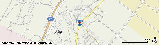 滋賀県大津市大物441周辺の地図