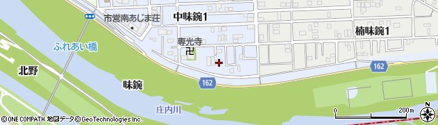 愛知県名古屋市北区中味鋺1丁目911周辺の地図