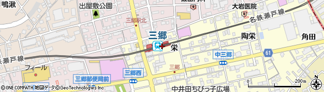 三郷駅周辺の地図