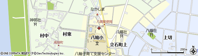 愛知県愛西市立石町宮西周辺の地図