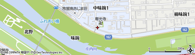 愛知県名古屋市北区中味鋺1丁目901周辺の地図