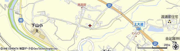 京都府船井郡京丹波町下山上地118周辺の地図