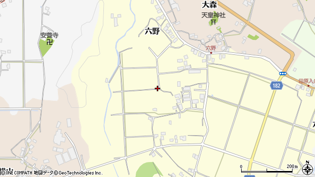 〒299-1756 千葉県富津市六野の地図