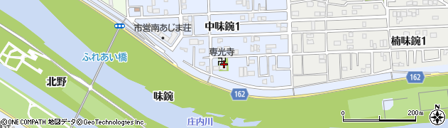 愛知県名古屋市北区中味鋺1丁目903周辺の地図