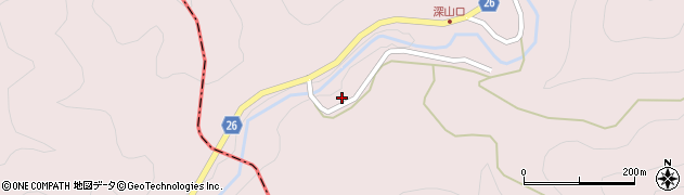 京都府京丹波町（船井郡）猪鼻（左曽良）周辺の地図