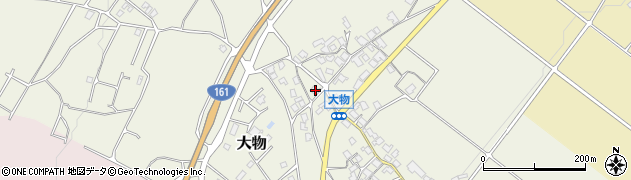 滋賀県大津市大物490周辺の地図