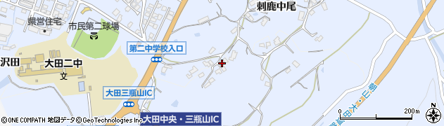 島根県大田市久手町刺鹿中尾1352周辺の地図