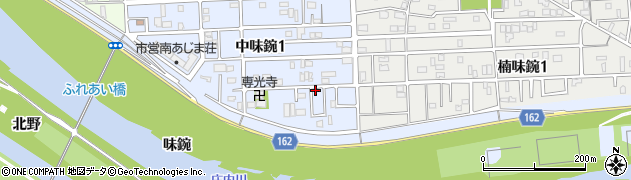 愛知県名古屋市北区中味鋺1丁目1010周辺の地図
