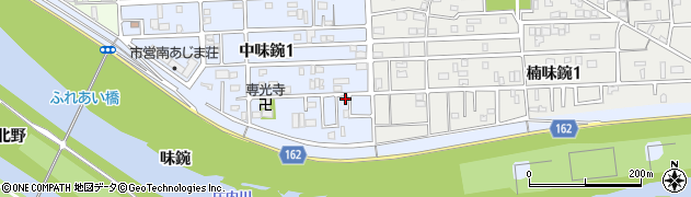 愛知県名古屋市北区中味鋺1丁目939周辺の地図