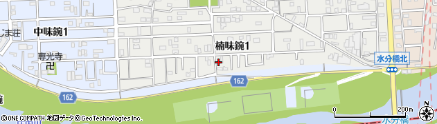 愛知県名古屋市北区楠味鋺1丁目1004周辺の地図