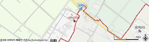 滋賀県彦根市出町1周辺の地図