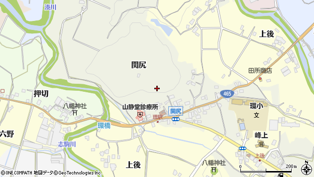 〒299-1752 千葉県富津市関尻の地図