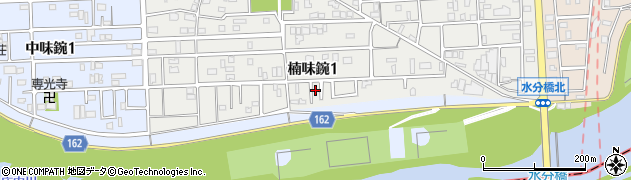 愛知県名古屋市北区楠味鋺1丁目1017周辺の地図