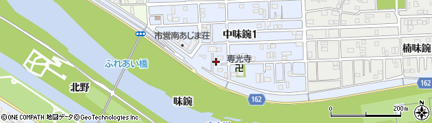 愛知県名古屋市北区中味鋺1丁目238周辺の地図