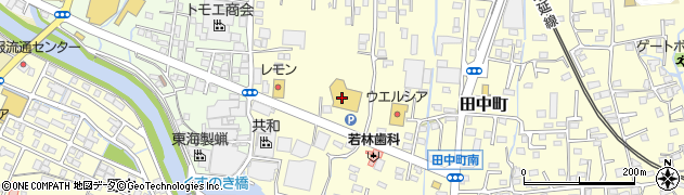 クリーニングのサトウ田中町店周辺の地図