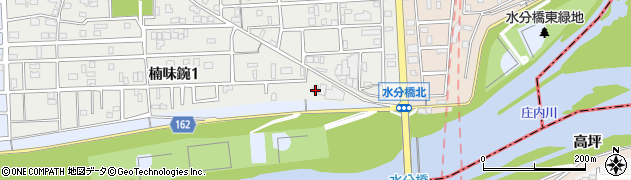 愛知県名古屋市北区楠味鋺5丁目106周辺の地図