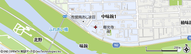 愛知県名古屋市北区中味鋺1丁目247周辺の地図