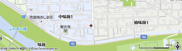 愛知県名古屋市北区中味鋺1丁目828周辺の地図